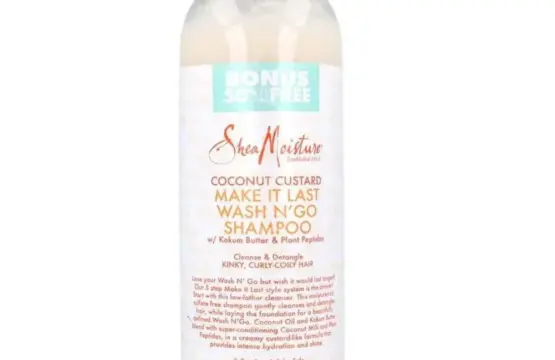 Shea Moisture Coconut Custard Make It Last Wash N’ Go Champú